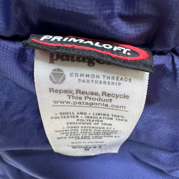 Patagonia Packable Puffer Jacket Outdoor Gorpcore Hiking Travel Turquoise Blue M - Picture 7 of 13